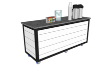 Load image into Gallery viewer, Bistro Cart (standard) w/Gray top and shiplap